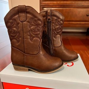 Cat & Jack Toddler Girl Memphis Boots 7, New